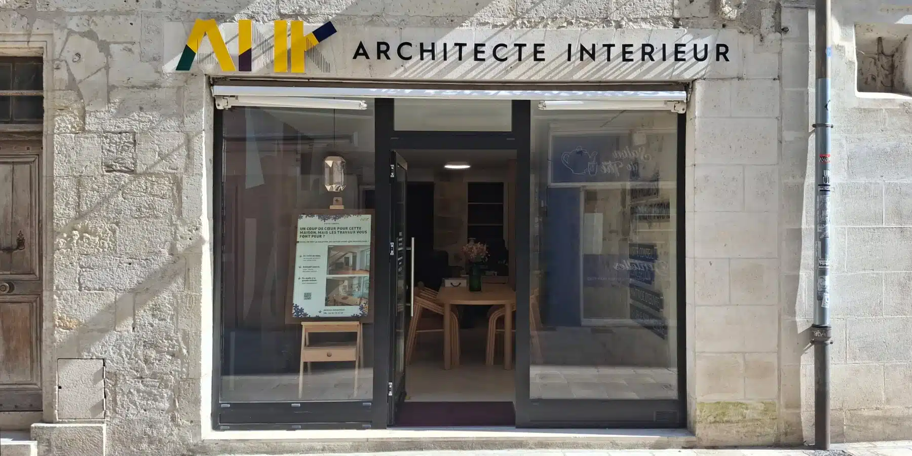 ANK Architecte d'intérieur — Bâche de chantier