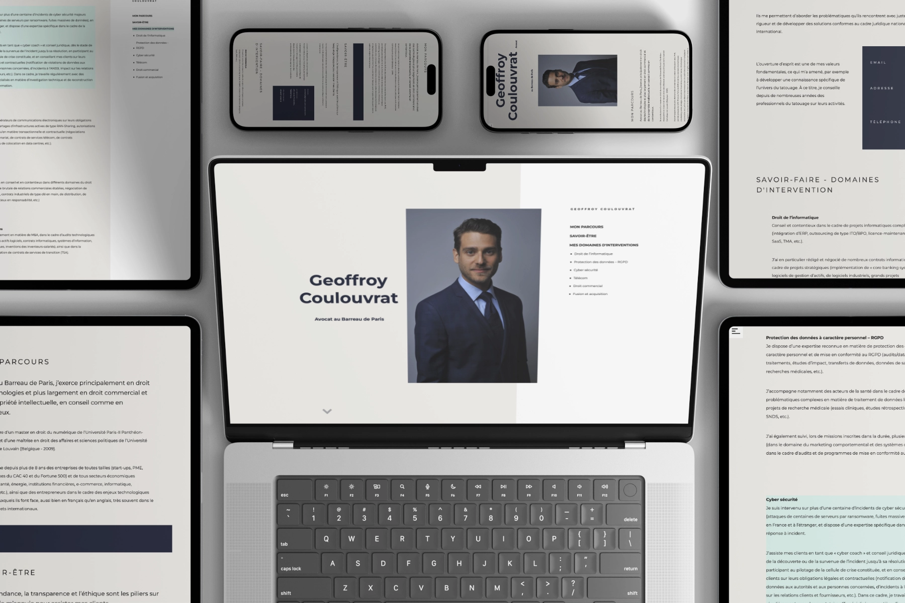 Geoffroy Coulouvrat — Site internet avocat